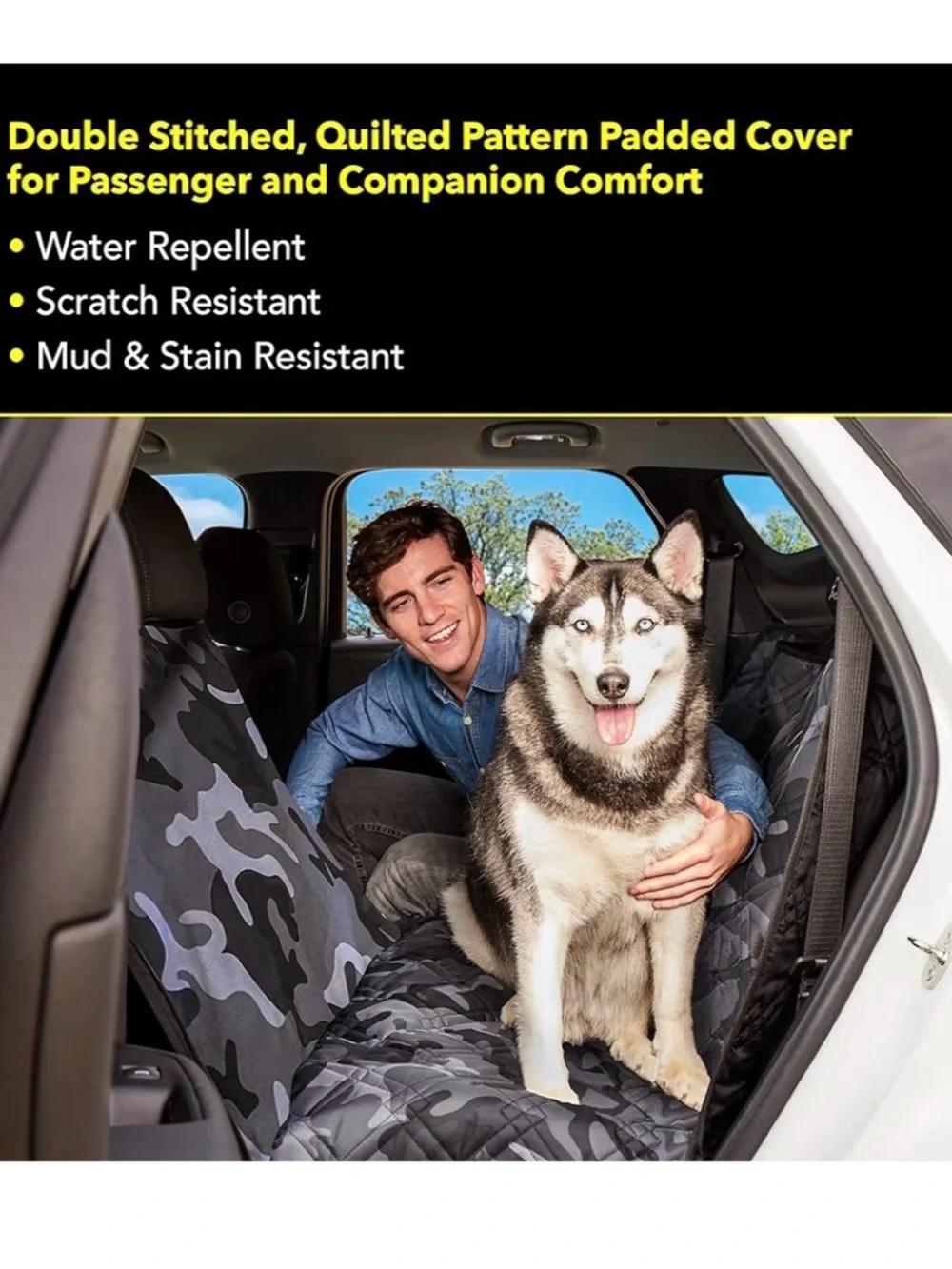 MEADOWLARK Dog Car Seat Cover with Mesh Window New In Package